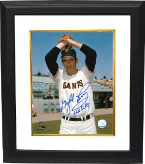Gaylord Perry Autographed San Francisco Giants 8 x 10 Photograph with HOF91 Insc Custom Framing-Powers Sports Memorabilia