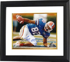 Louis Murphy Autographed Florida Gators 8 x 10 Photograph Custom Framing - Famous Ink Hologram-Powers Sports Memorabilia