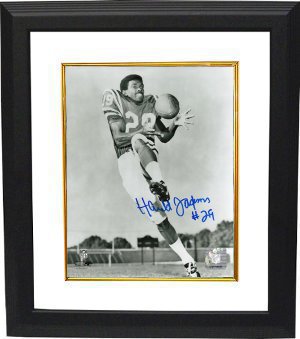 Harold Jackson Autographed Philadelphia Eagles 8 x 10 Photograph Custom Framing-Powers Sports Memorabilia