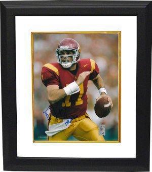 Matt Leinart Autographed USC Trojans 8 x 10 Photograph Custom Framing 04 Heisman- Leinart Hologram-Powers Sports Memorabilia