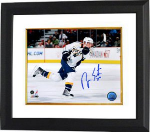 Ryan Suter Autographed Nashville Predators 8 x 10 Photograph Custom Framing- Steiner Hologram - CTBL_BW9700-Powers Sports Memorabilia