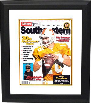 Peyton Manning Tennessee Vols 1997 Magazine Cover 8 x 10 Custom Framing-Powers Sports Memorabilia