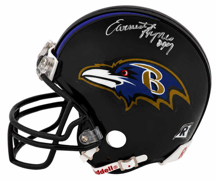 Earnest Byner Autographed Baltimore Ravens Riddell (VSR4) Mini Helmet-Powers Sports Memorabilia