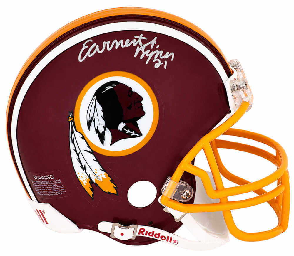 Earnest Byner Autographed Washington Throwback Riddell (VSR4) Mini Helmet-Powers Sports Memorabilia