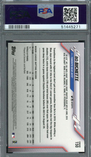 Bo Bichette 2020 Topps Chrome Baseball Rookie Card #150 Graded PSA 10-Powers Sports Memorabilia