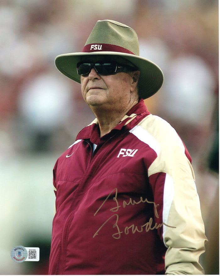 Bobby Bowden Signed Florida State Seminoles 8x10 Photo Beckett #4-Powers Sports Memorabilia