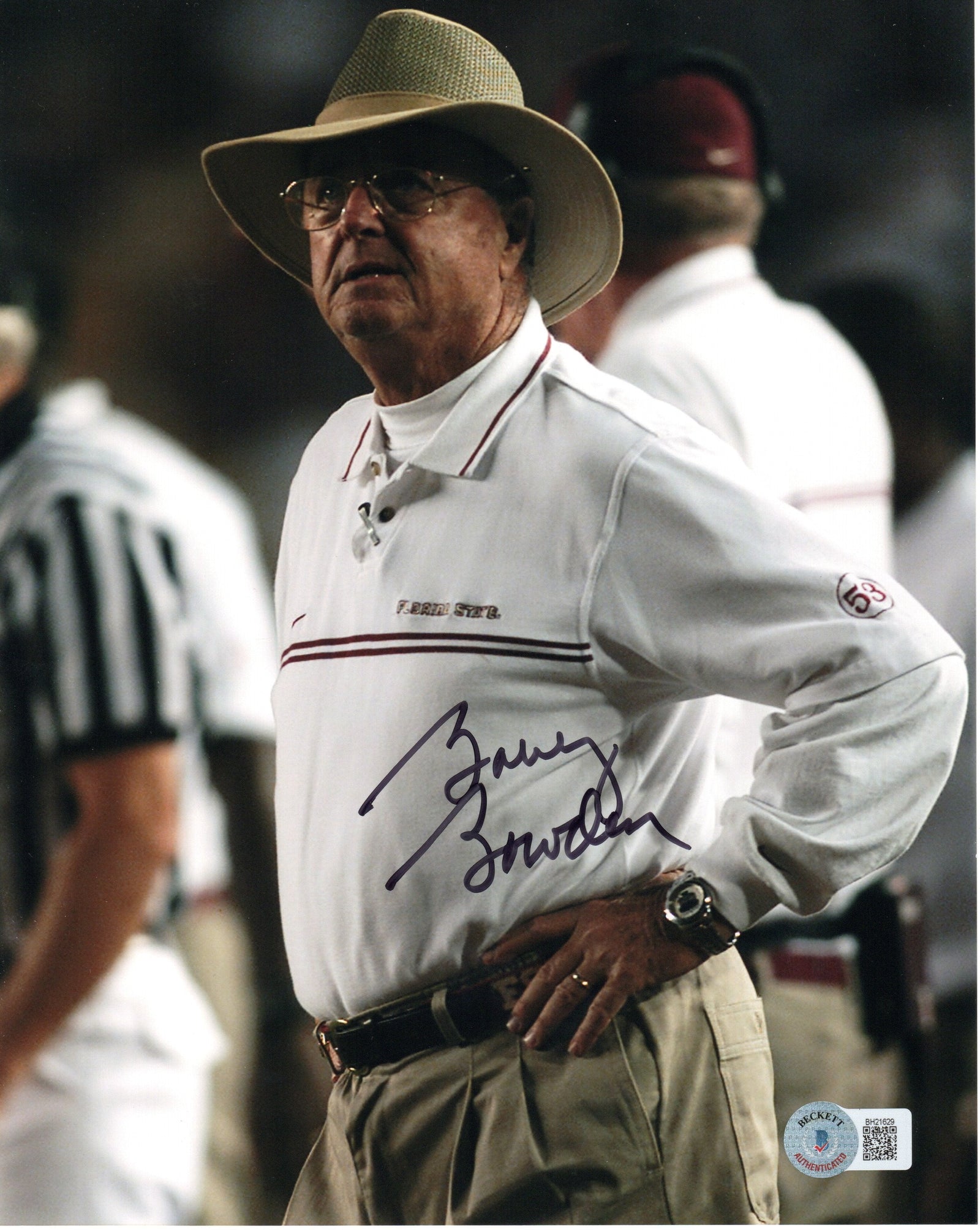 Bobby Bowden Signed Florida State Seminoles 8x10 Photo Beckett #9-Powers Sports Memorabilia