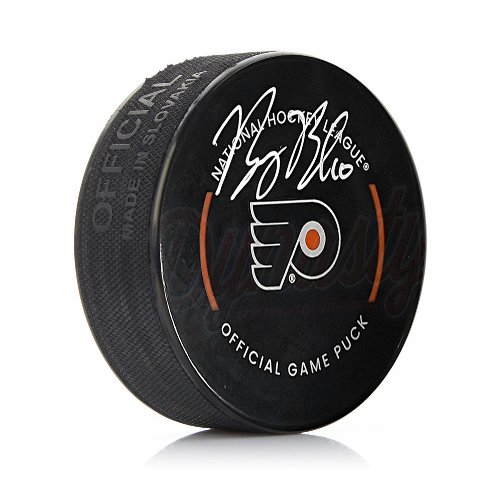 Bobby Brink Signed Philadelphia Flyers 2022-23 Hockey Game Model Puck-Powers Sports Memorabilia