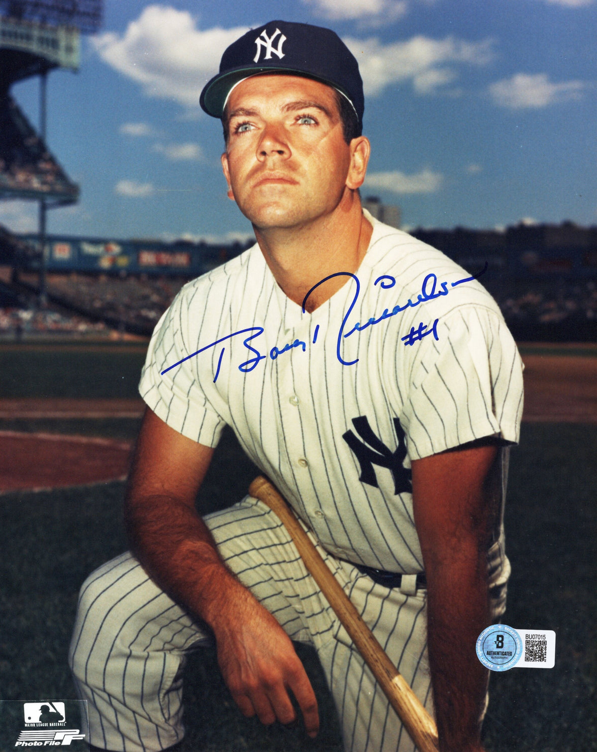 Bobby Richardson Signed New York Yankees 8x10 Photo Beckett-Powers Sports Memorabilia