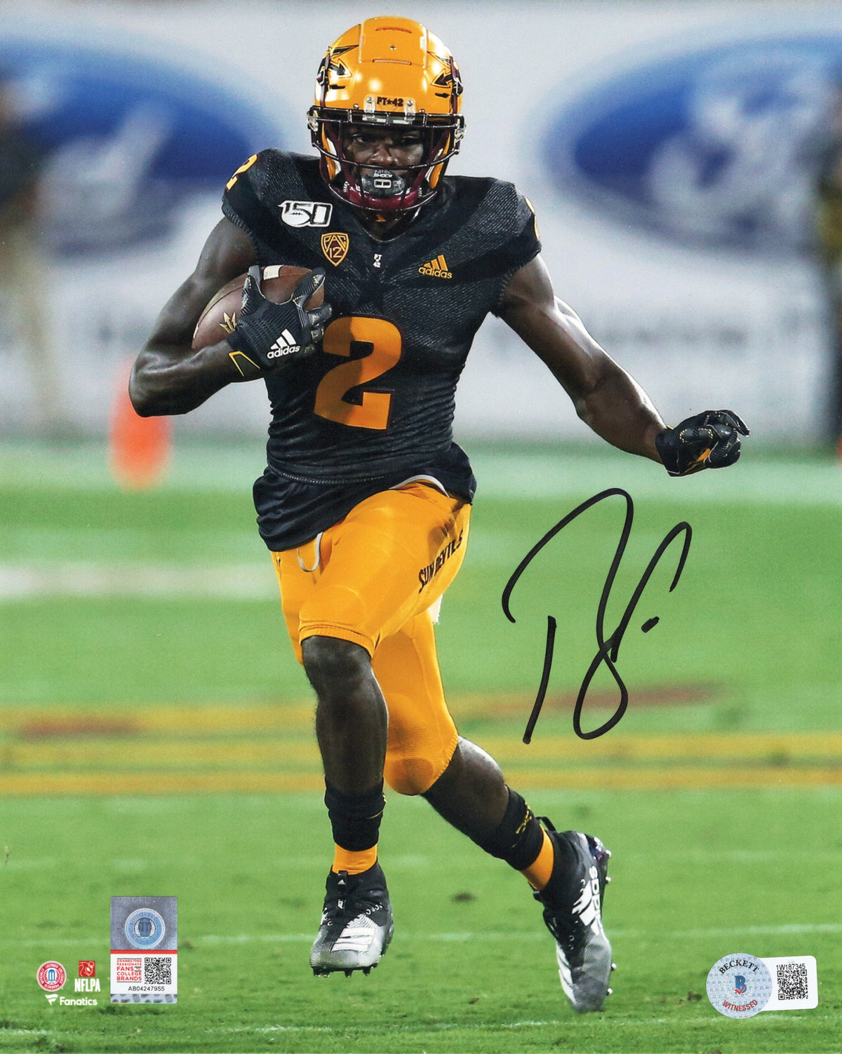Brandon Aiyuk Signed Arizona State Sun Devils 8x10 Photo - Beckett-Powers Sports Memorabilia
