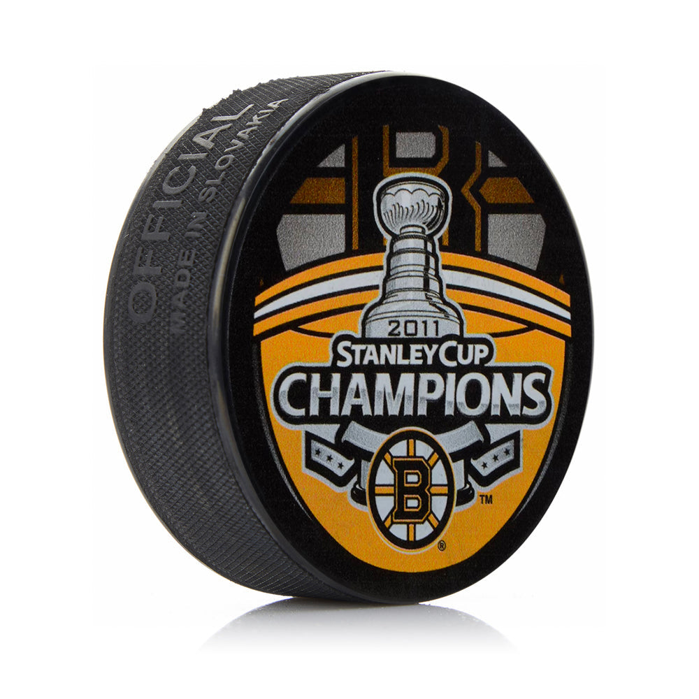 Boston Bruins 2011 Stanley Cup Champions Hockey Puck-Powers Sports Memorabilia