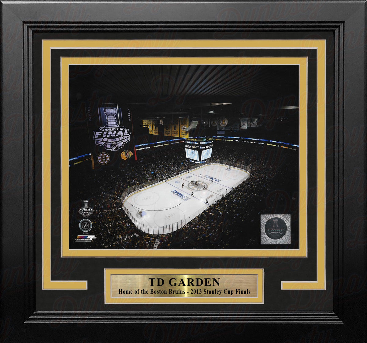 Boston Bruins TD Garden 2013 Stanley Cup Finals 8" x 10" Framed Hockey Stadium Photo-Powers Sports Memorabilia