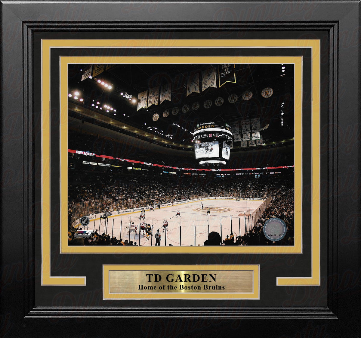 Boston Bruins TD Garden 8" x 10" Framed Hockey Stadium Photo-Powers Sports Memorabilia