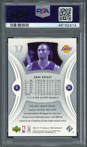 Kobe Bryant 2006 SP Authentic Upper Deck Basketball Card #37 Graded PSA 9 MINT-Powers Sports Memorabilia