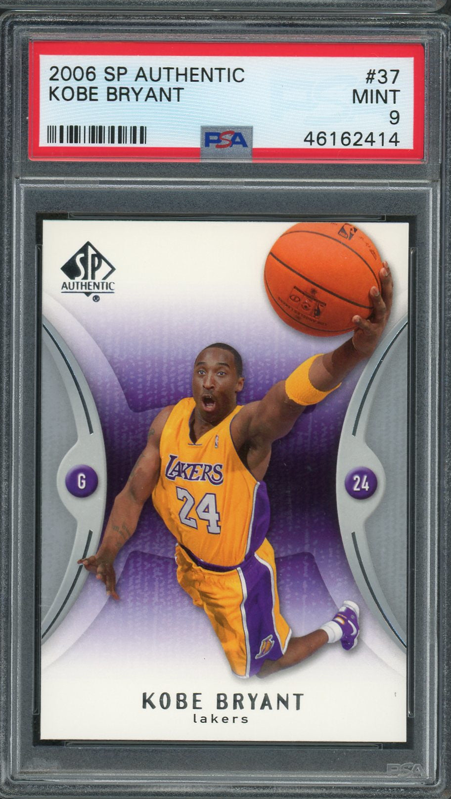 Kobe Bryant 2006 SP Authentic Upper Deck Basketball Card #37 Graded PSA 9 MINT-Powers Sports Memorabilia