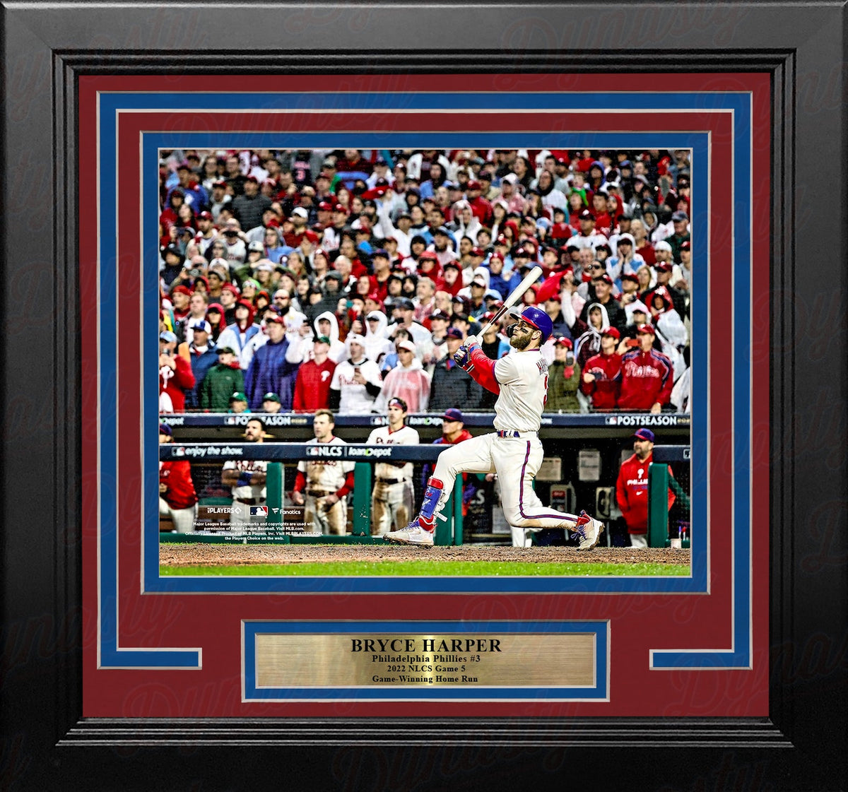 Bryce Harper 2022 NLCS Game 5 Home Run Philadelphia Phillies 8" x 10" Framed Baseball Display Photo-Powers Sports Memorabilia