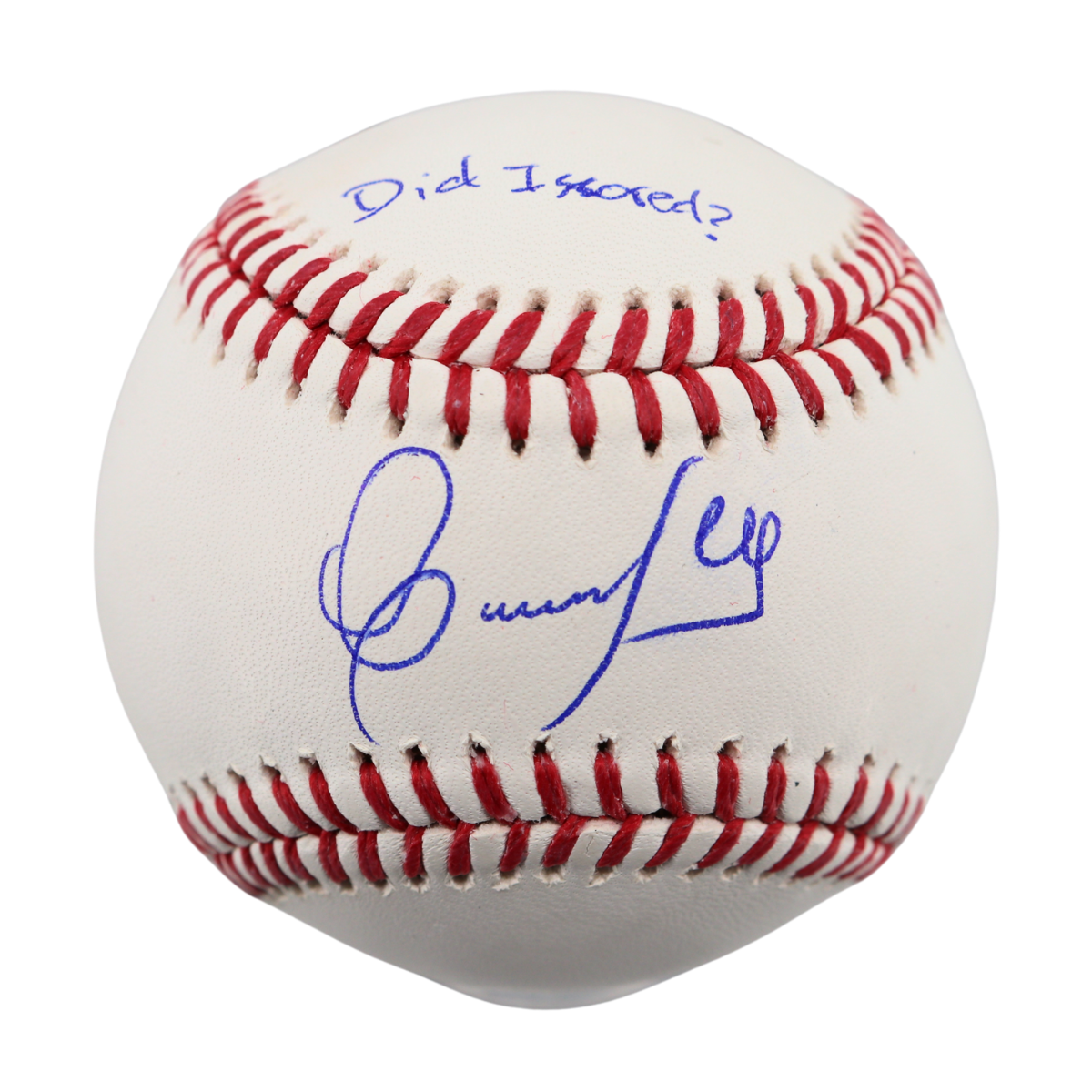Oswaldo Cabrera New York Yankees Signed Inscribed "Did I Score" OMLB Baseball-Powers Sports Memorabilia