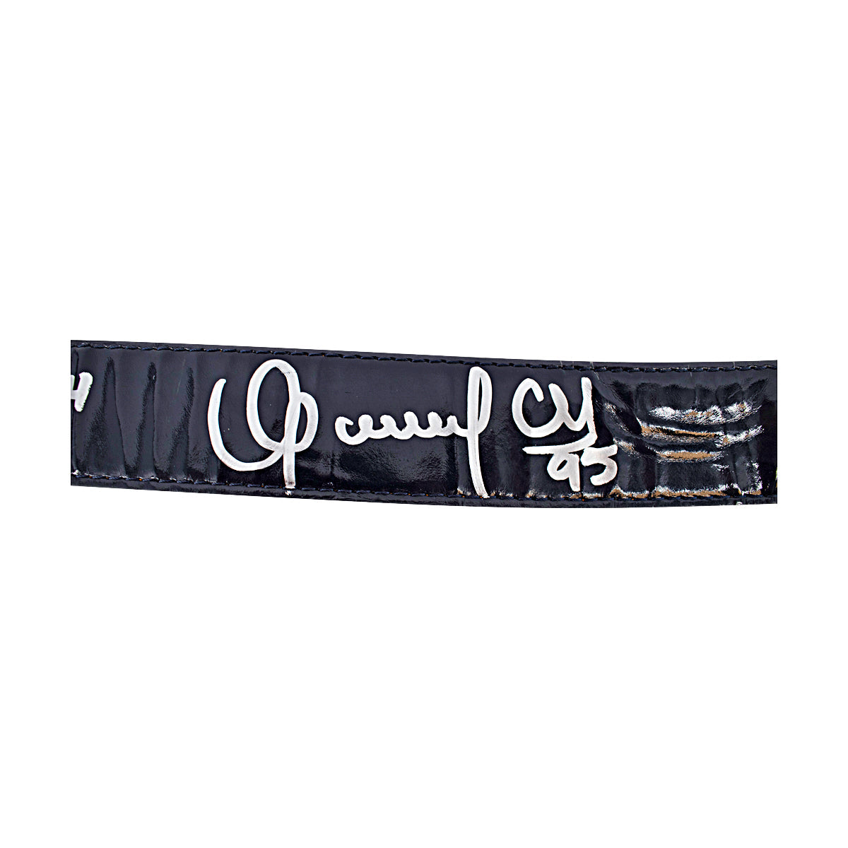Oswaldo Cabrera New York Yankees Signed Inscribed Game Used Belt-Powers Sports Memorabilia