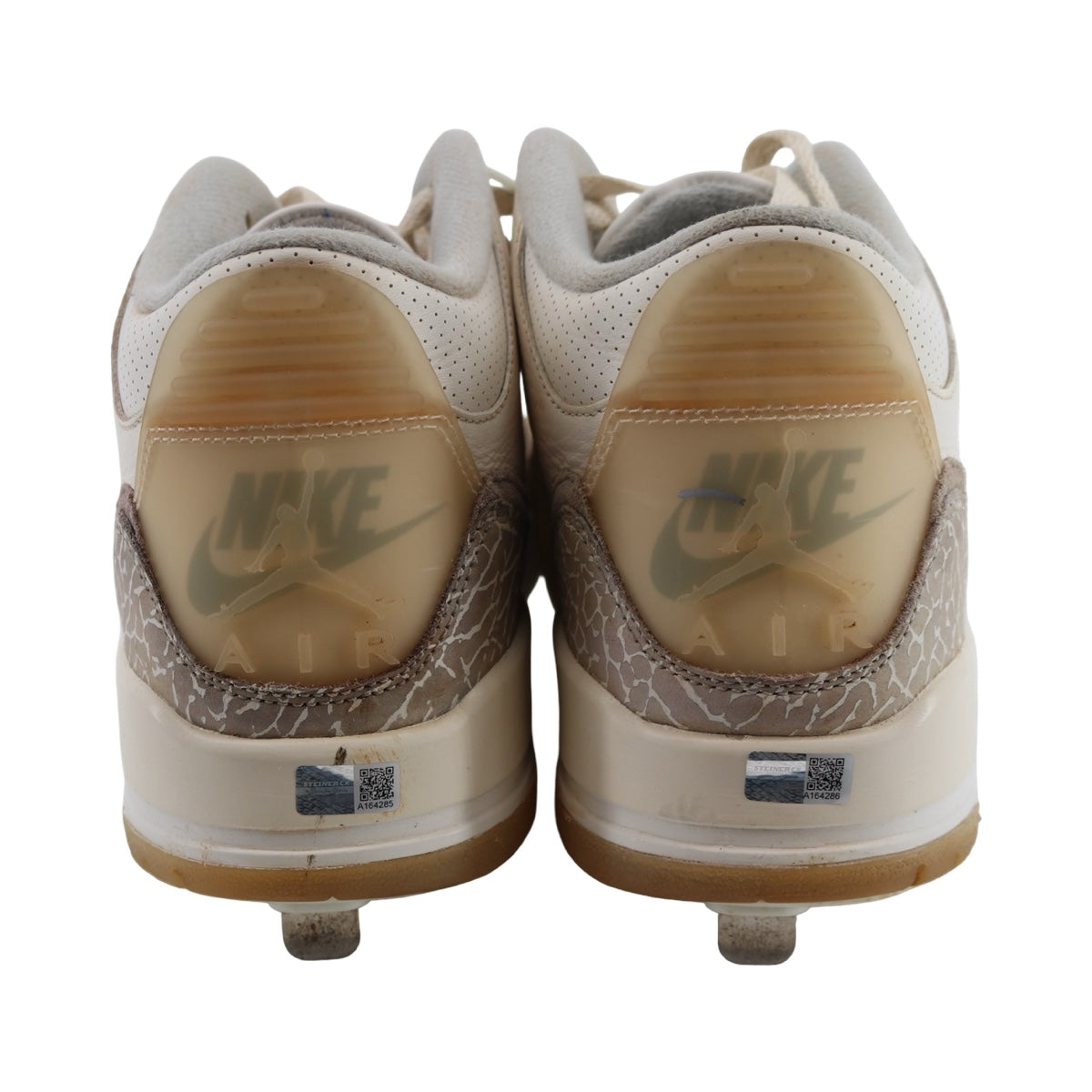 Oswaldo Cabrera New York Yankees Signed Inscribed 2025 Game Used White/Grey Jordan 3 Cleats-Powers Sports Memorabilia