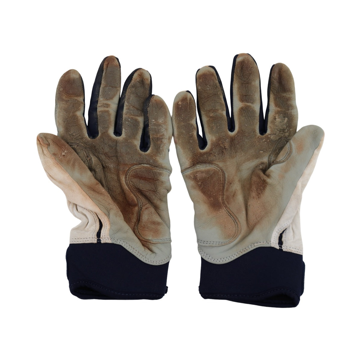 Oswaldo Cabrera New York Yankees Signed Inscribed Bruce Bolt White/Navy Game Used Gloves
