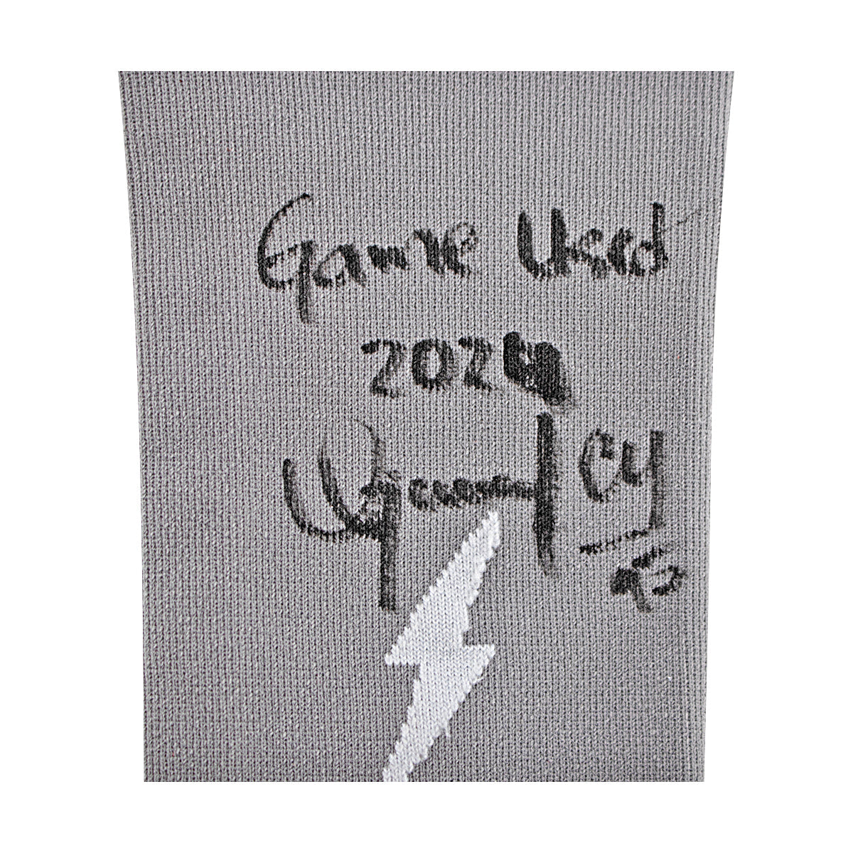 Oswaldo Cabrera New York Yankees Signed Inscribed Bruce Bolt Grey Game Used Arm Sleeve-Powers Sports Memorabilia
