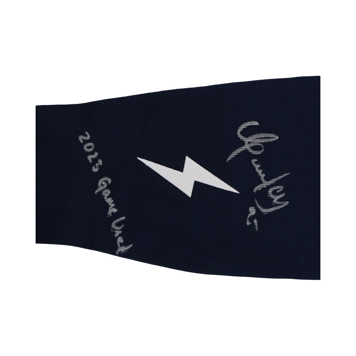 Oswaldo Cabrera New York Yankees Signed Inscribed Bruce Bolt Navy 2025 Game Used Arm Sleeve-Powers Sports Memorabilia