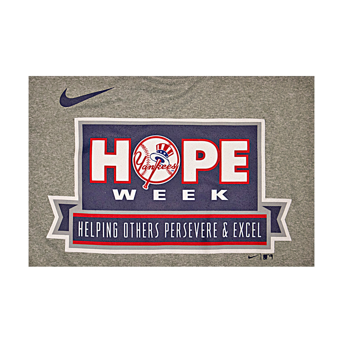 Oswaldo Cabrera New York Yankees Signed Team Issued Hope Week T-Shirt-Powers Sports Memorabilia