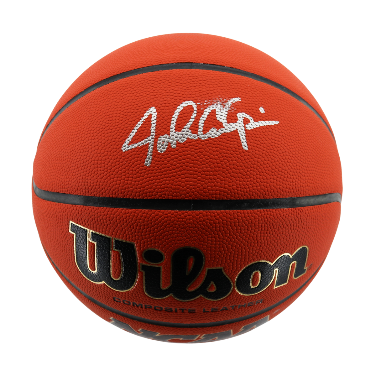 John Calipari Kentucky Arkansas Signed Wilson NCAA Basketball-Powers Sports Memorabilia