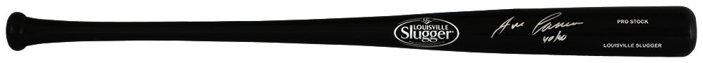 Jose Canseco Autographed Louisville Slugger Pro Stock Black Baseball Bat with 40-40-Powers Sports Memorabilia