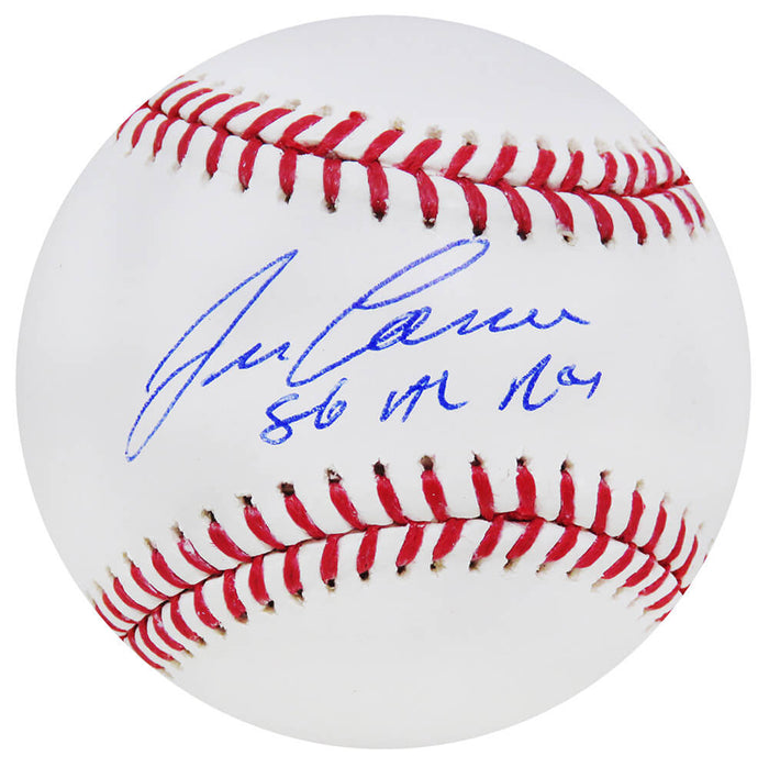 Jose Canseco Autographed Official MLB Baseball with 86 AL ROY-Powers Sports Memorabilia