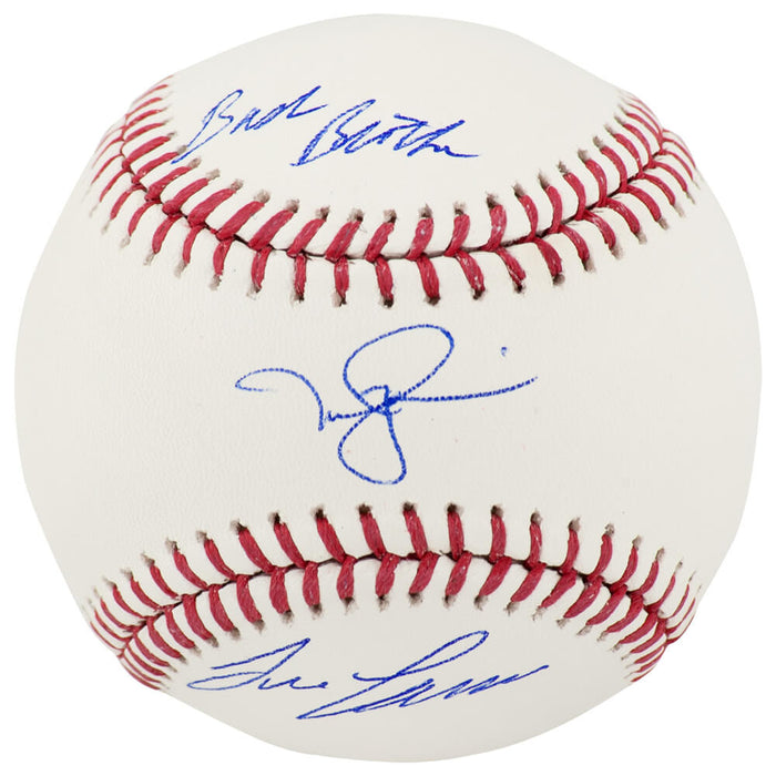 Jose Canseco & Mark McGwire Autographed Rawlings Official MLB Baseball with Bash Brothers-Powers Sports Memorabilia