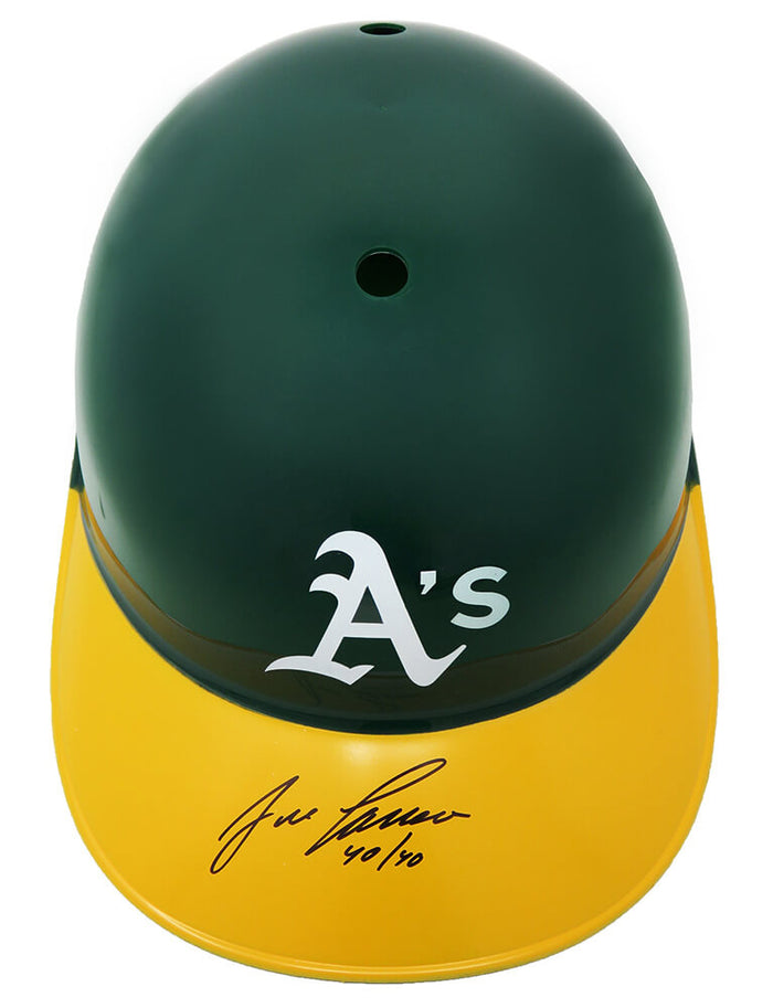 Jose Canseco Autographed Oakland A's Replica Batting Helmet with 40-40-Powers Sports Memorabilia