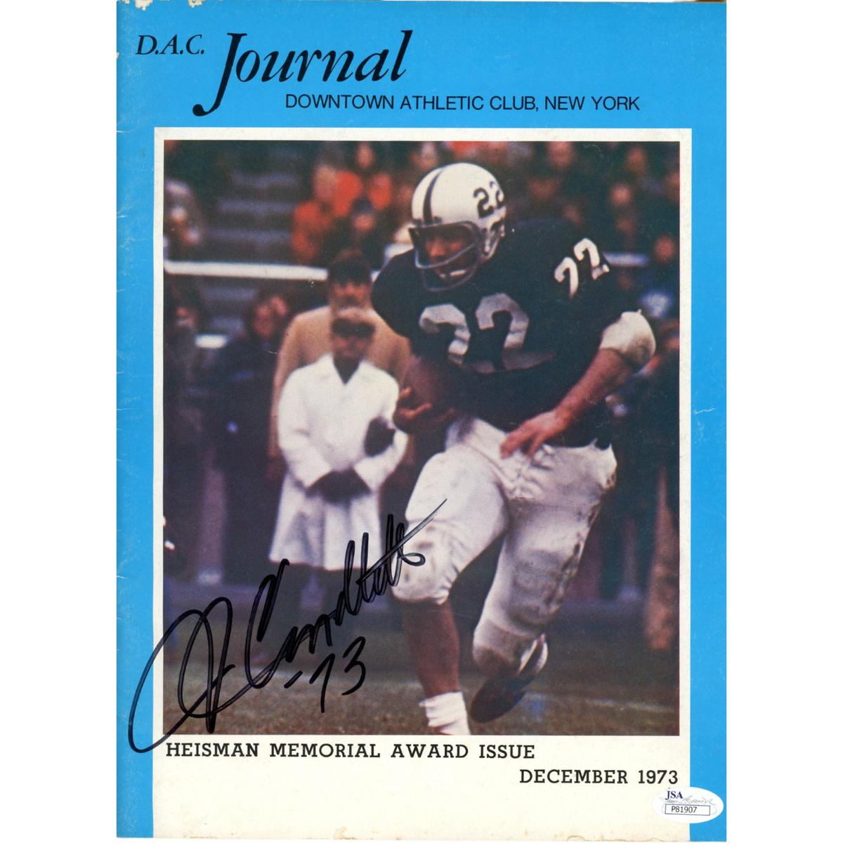 John Cappelletti Penn State Nittany Lions Signed Magazine - 1973 Magazine JSA JSA-Powers Sports Memorabilia