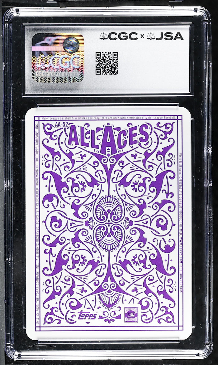 John Smoltz 2023 Topps All Aces Card #AA-52 CGC JSA 10 Auto 10 #6178768012