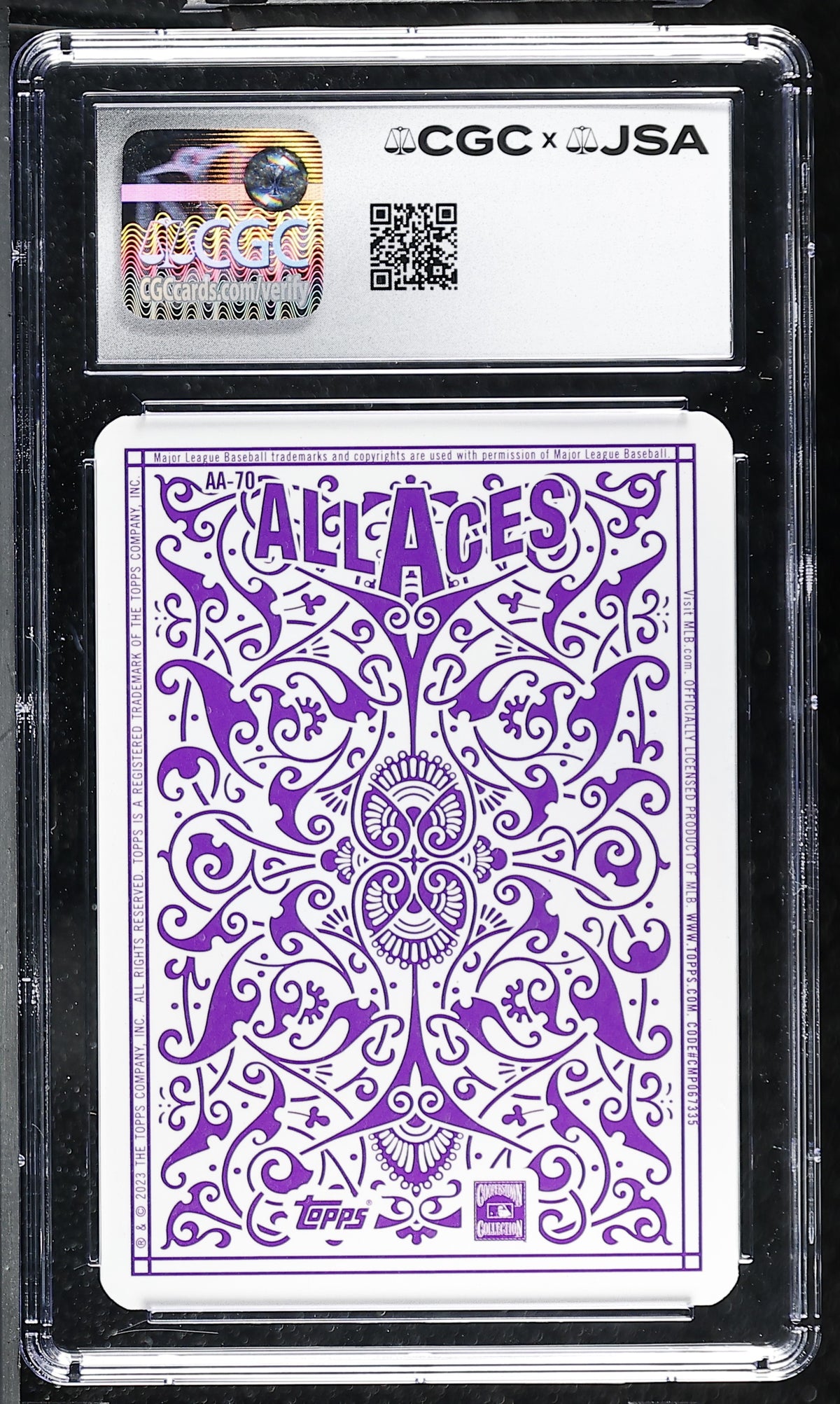 Juan Marichal 2023 Topps All Aces Card AA-70 CGC JSA 9.5 Auto 10 6178768016