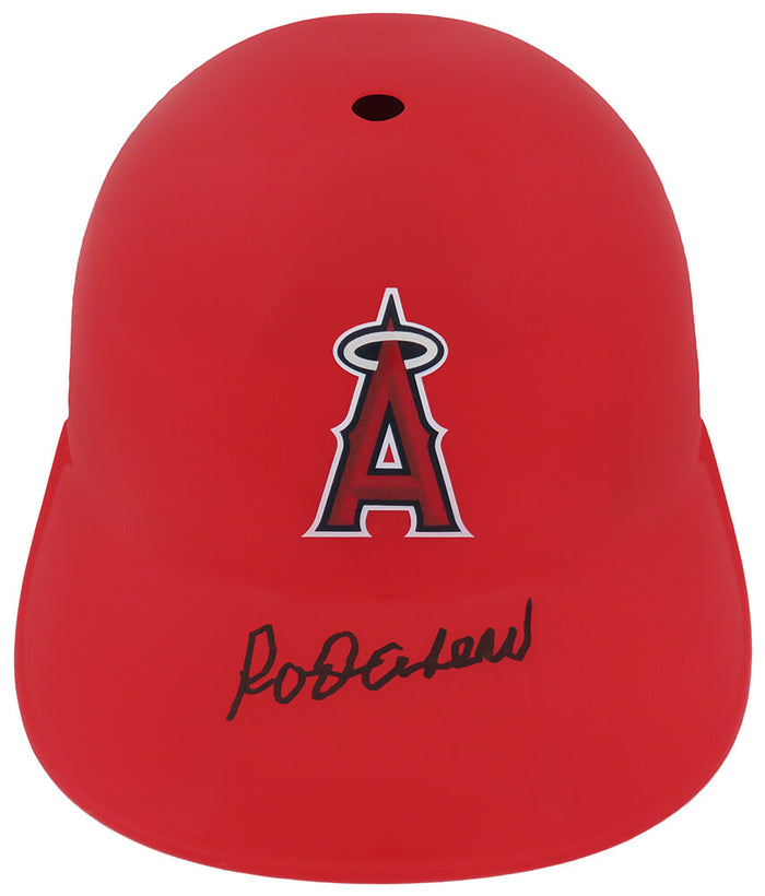 Rod Carew Autographed Los Angeles Angels Replica Souvenir Batting Helmet-Powers Sports Memorabilia