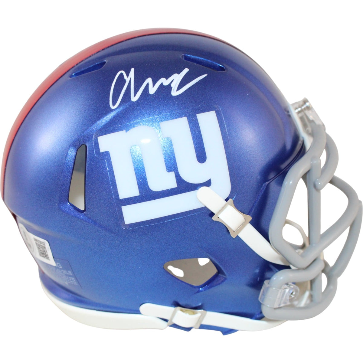 Abdul Carter Signed New York Giants Mini Helmet – Beckett Authenticated-Powers Sports Memorabilia