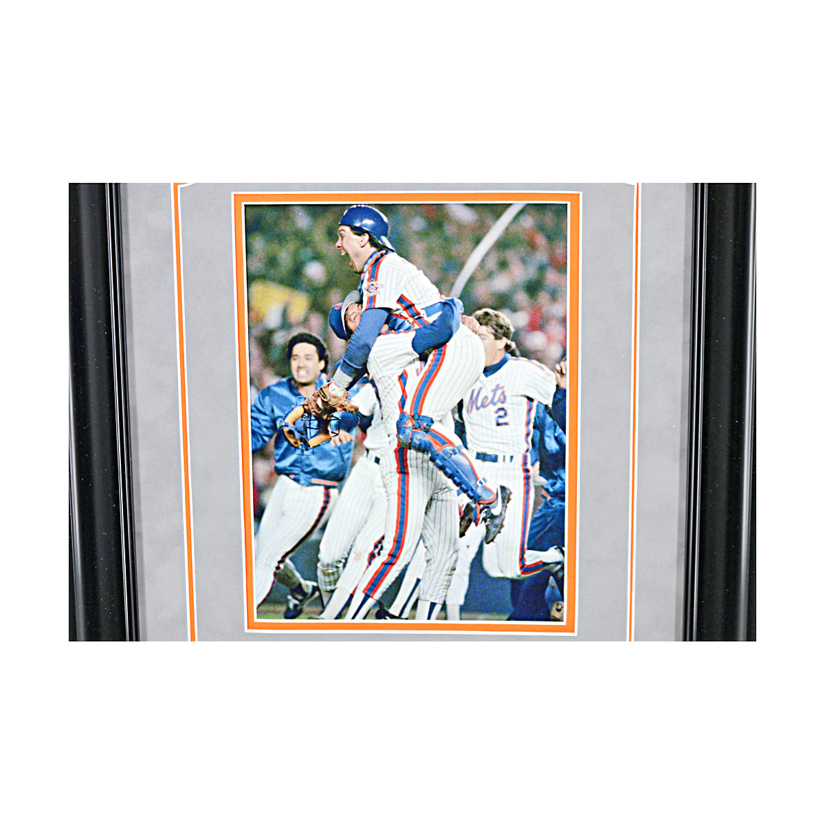 Gary Carter New York Mets Signed Framed Cut Chit Collage (JSA COA #CD21675)-Powers Sports Memorabilia