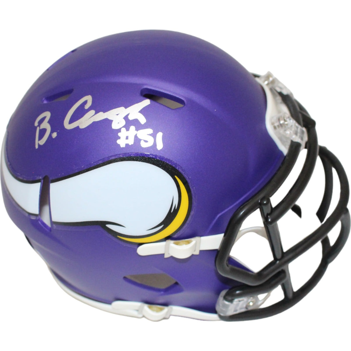 Blake Cashman Signed Minnesota Vikings Mini Helmet – Beckett Authenticated-Powers Sports Memorabilia