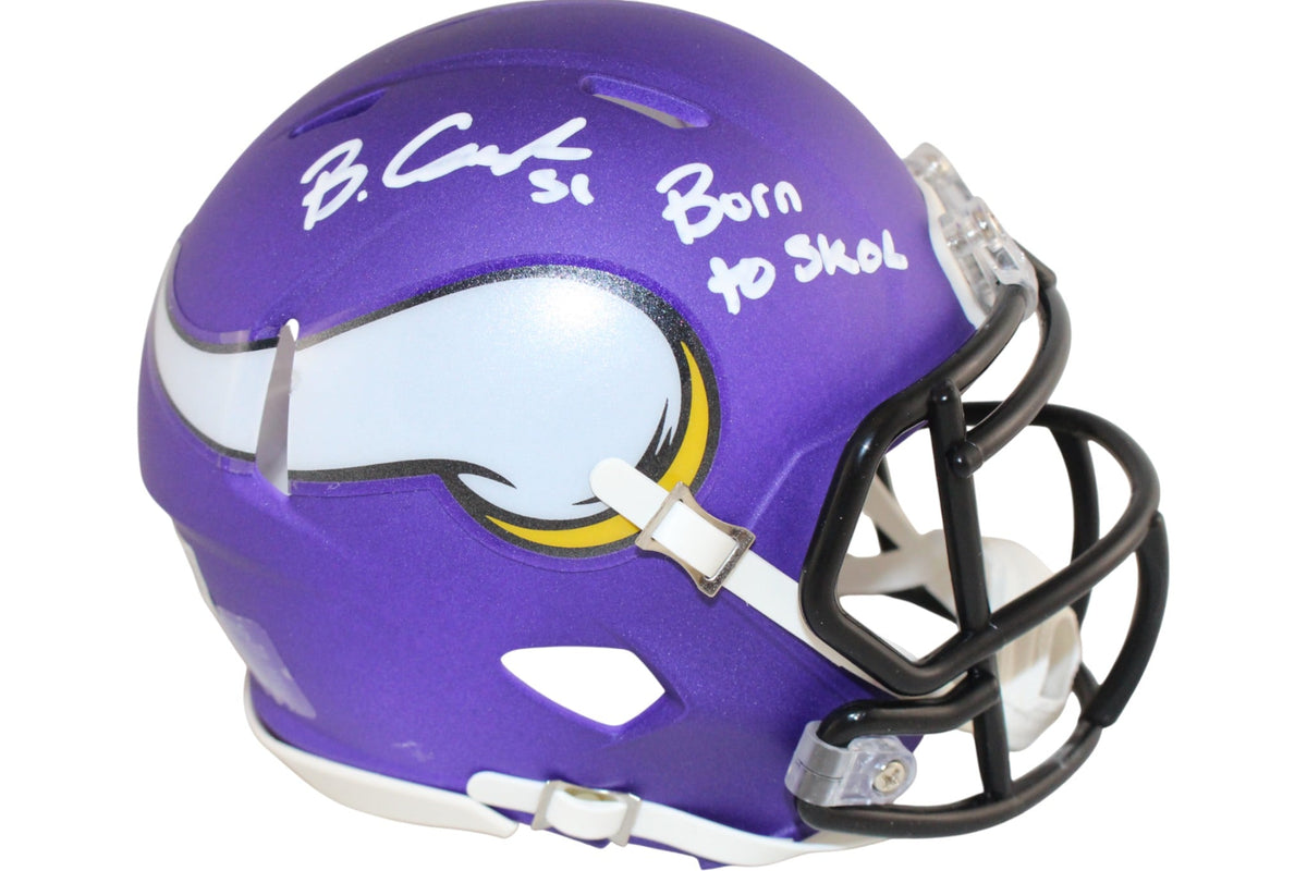 Blake Cashman Signed Minnesota Vikings Mini Helmet Skol – Beckett Authenticated-Powers Sports Memorabilia