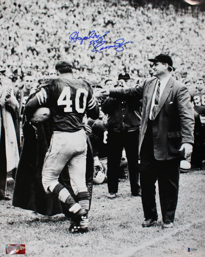 Hopalong Cassady Signed Ohio State Buckeyes 16x20 Photo-Powers Sports Memorabilia