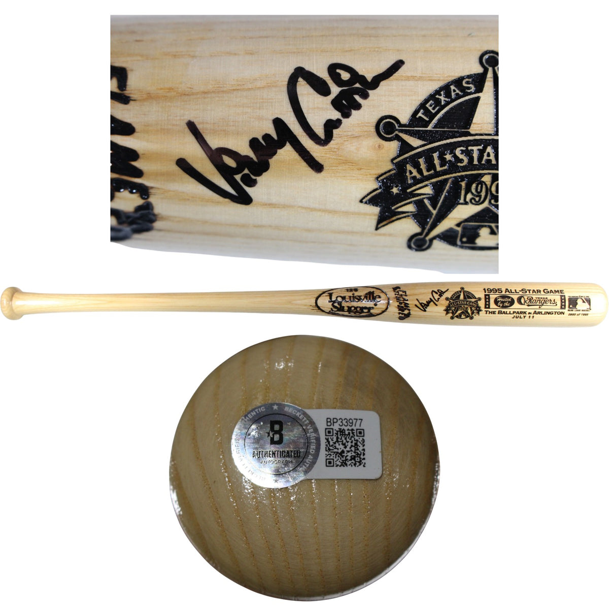 Vinny Castilla Colorado Rockies Signed Baseball - 1995 All Star Game Bat Beckett Beckett - 53436-Powers Sports Memorabilia