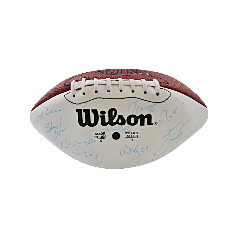 1997 San Francisco 49er's Team Signed Football (JSA)-Powers Sports Memorabilia