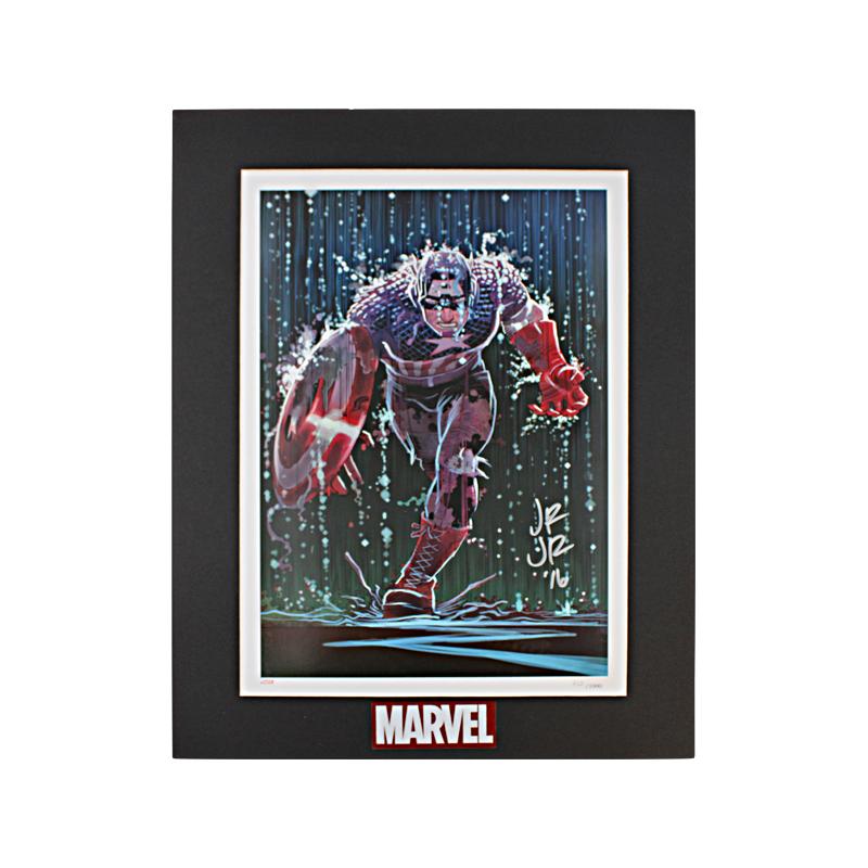 Captain America 6 Limited Edition Lithograph Print-Powers Sports Memorabilia