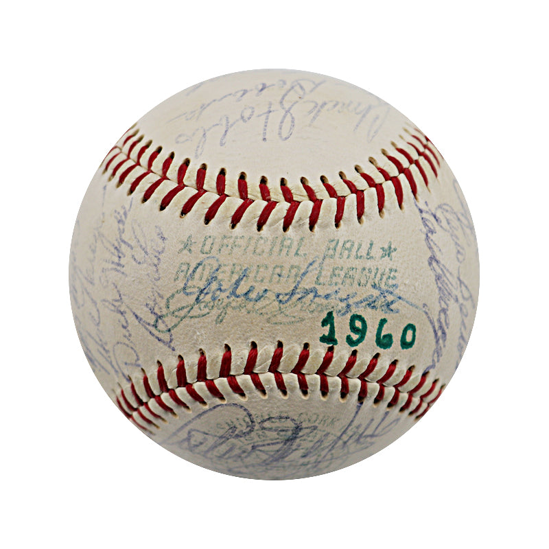 Killebrew, Kaat, Valo 1960 Washington Senators Team Signed Signed OAL Baseball (JSA LOA)-Powers Sports Memorabilia