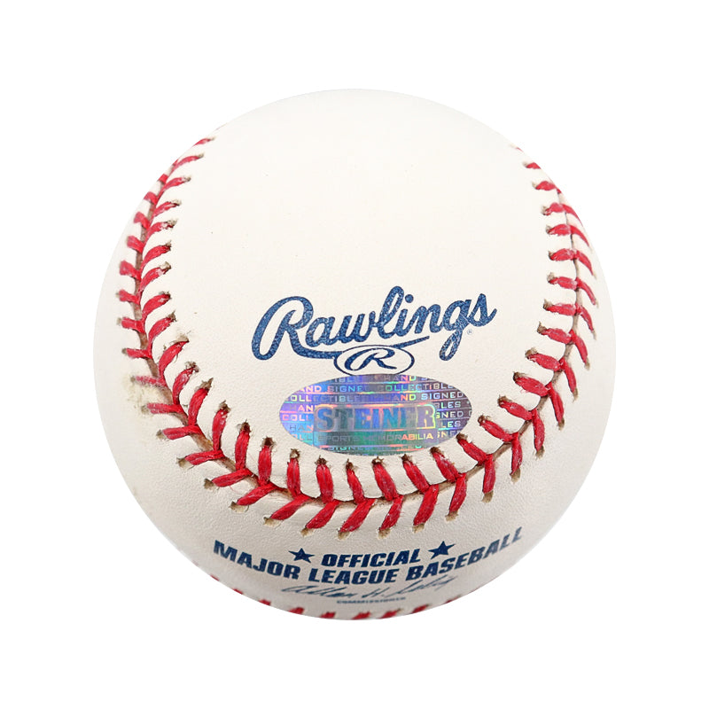 Philip Hughes New York Yankees Signed OMLB Baseball (MLB Holo Steiner COA)-Powers Sports Memorabilia