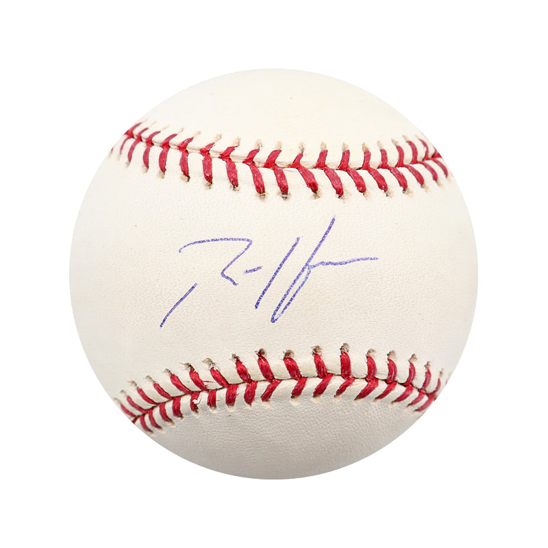 Rich Harden Cardinals Athletics Signed OMLB Baseball (MLB Holo Tristar Holo)-Powers Sports Memorabilia