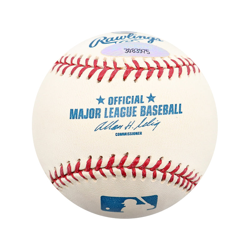 Rich Harden Cardinals Athletics Signed OMLB Baseball (MLB Holo Tristar Holo)-Powers Sports Memorabilia