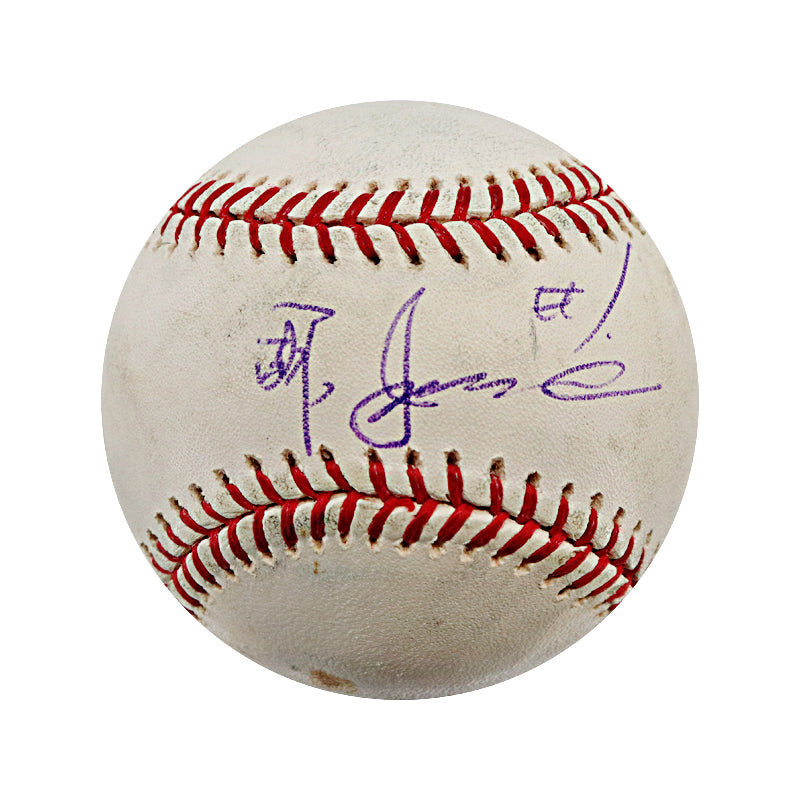 Akinori Iwamura Tampa Bay Rays Signed OMLB Baseball (JSA COA)-Powers Sports Memorabilia