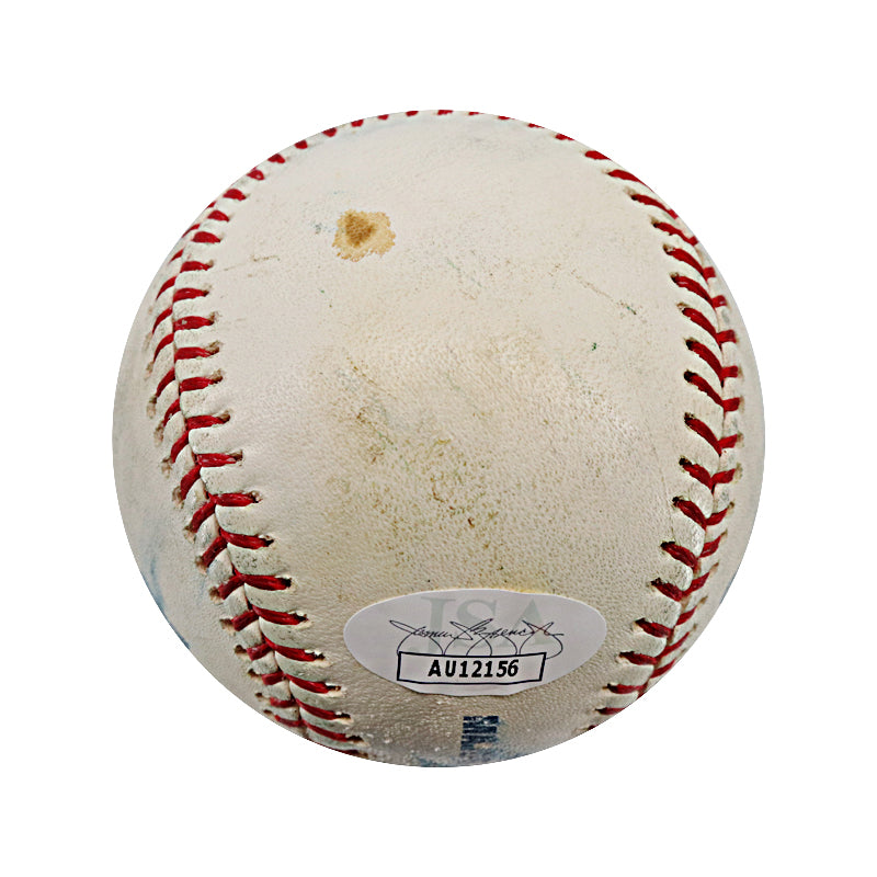 Akinori Iwamura Tampa Bay Rays Signed OMLB Baseball (JSA COA)-Powers Sports Memorabilia